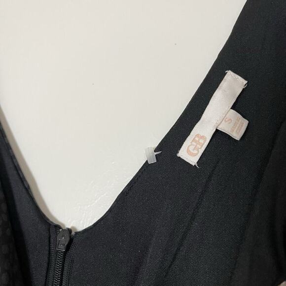 Gianni Bini black dotted wide leg flowy jumpsuit size small -no belt- - Picture 4 of 6